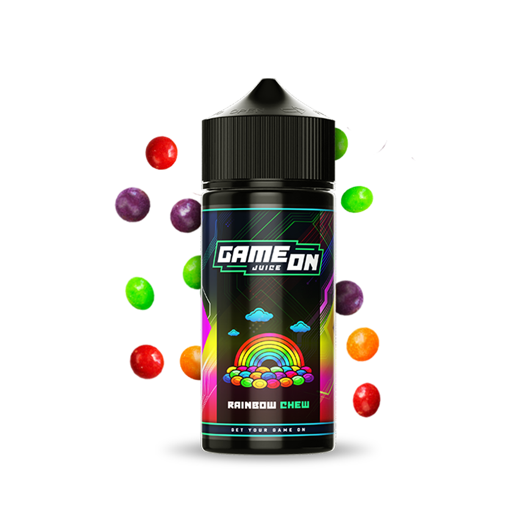 Rainbow Chew 120ml Shortfill Game On Juice