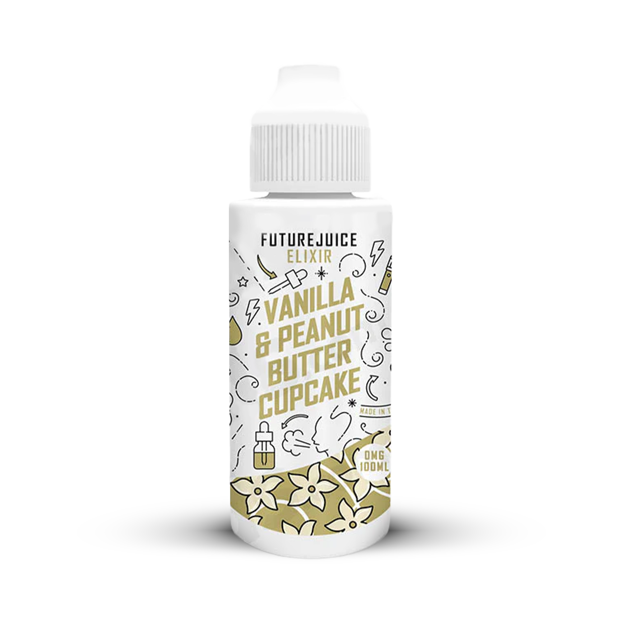 FUTURE JUICE - Vanilla & Peanut Butter Cupcake - Shortfill 100ml