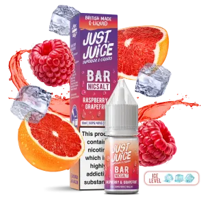 Just Juice Bar - Raspberry & Grapefruit - 10ml Nic Salt