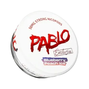 Pablo Nicotine Pouches - Blueberry Peach Ice