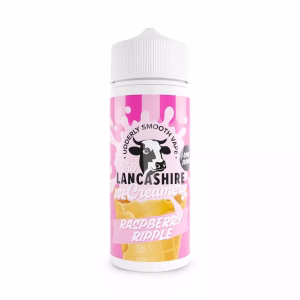 Lancashire Ice Creamery - Raspberry Ripple - 120ml Shortfill