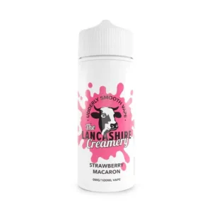 Lancashire Creamery - Strawberry Macaron - 120ml Shortfill